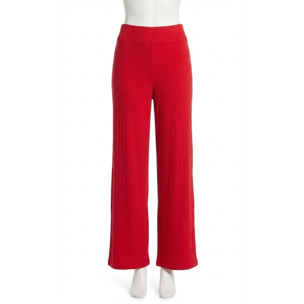 NEW Z SUPPLY luxe pointelle pants in festive red